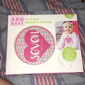 First year milestone stickers